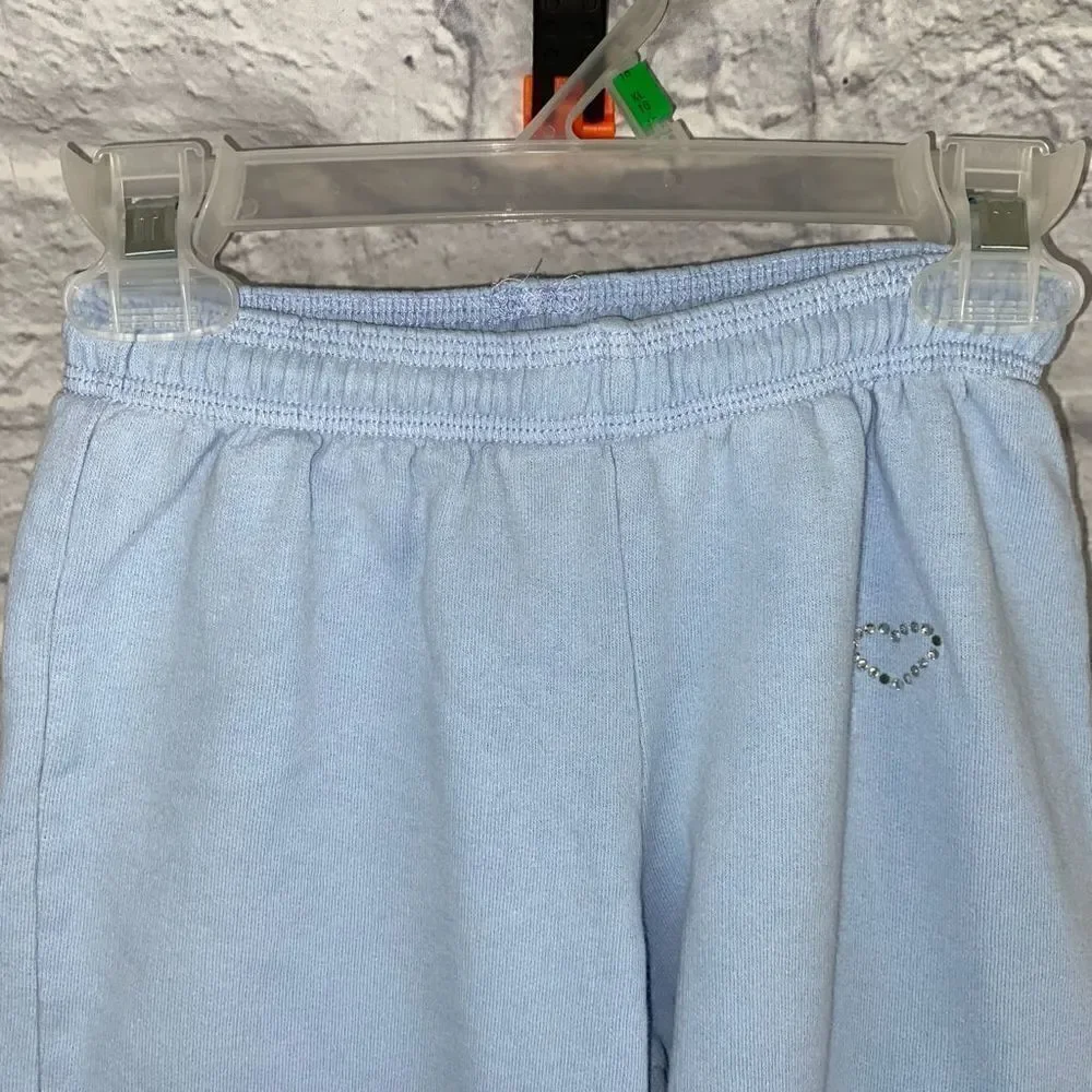 Palulu kids 100% cotton pull on capris pants little girls sz 6